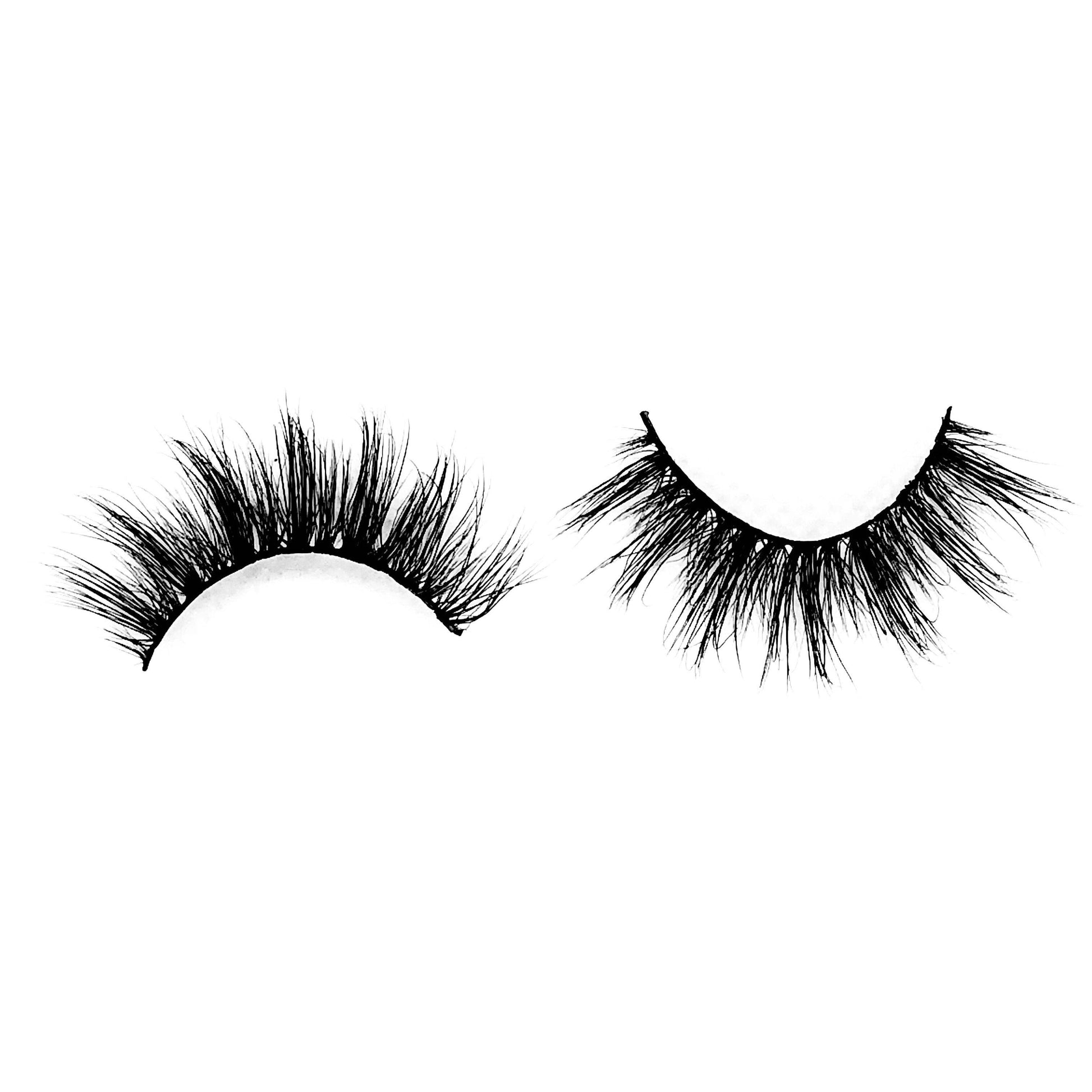 London-Medium Volume-Fun, flirty, and casual 3D Mink lashes. “London” is a super cute, wispy, natural pair of lashes! They’re essential for your everyday lash collection. The alternating lengths are perfect for giving you a doll eyed look. The perfect style for a girl on the go with/without glam. Also available in our "Wispy (3-Pack)" and "Best Sellers (3-Pack)." Description Handmade, Cruelty-Free, Wear up to 30x Material: 100% Mink Band: Black Cotton Band Volume: Medium Style: Wispy, Flirty, Do