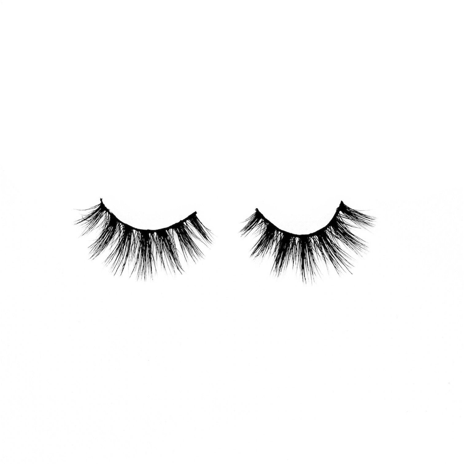 Sassy-Medium Volume-Our “Sassy” lashes are an entire vibe. They’re versatile and have that gorgeous wispy look that everyone loves. "Sassy” is a natural, flirty, medium volume lash that’s designed to enhance and brighten your eyes with longer lengths towards the middle. These are a MUST HAVE for your go-to collection. Description Handmade, Cruelty-Free, Wear up to 30x Material: 100% Mink Band: Black Cotton Band Volume: Medium Style: Wispy, Open-eye, Flirty, Natural To Use: Measure and size your 