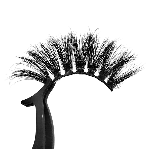 Babydoll-Mega Volume-Our “Babydoll” 5D mink lashes are 25mm long!!! The bigger the better right? Take your look/style to the next level with these dramatic lashes. Super fluffy, soft, and lightweight. Also available in our "Pretty Gal (3-Pack)." Try our "Indespoiled" lashes for a shorter look! Description Handmade, Cruelty-Free, Wear up to 30x Material:100% Mink Band: Black Cotton Band Volume: Mega Volume Style: Wispy, X-Long, Dramatic, Glam, Cat-eye To Use: Measure and size your lashes by placi